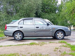 2006 Hyundai Accent ТагАЗ II, серый, 400000 рублей, вид 5