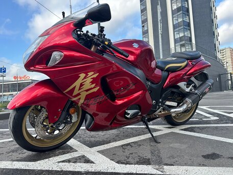 2008 Suzuki GSX 1300 R Hayabusa, синий, 799000 рублей, вид 4