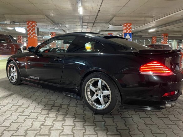 2003 BMW 6 серии 645i II (E63/E64), чёрный, 1400000 рублей - вид 7