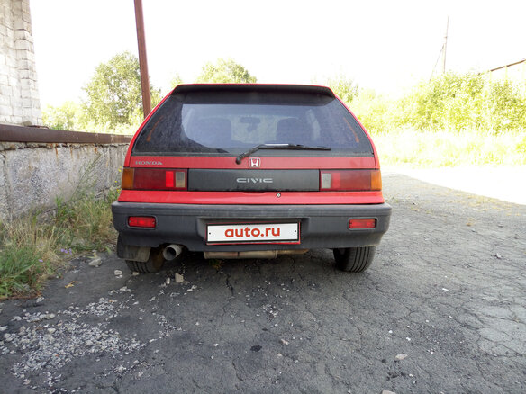1989 Honda Civic IV, красный - вид 3