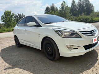 2016 Hyundai Solaris I Рестайлинг, белый, 1150000 рублей, вид 4