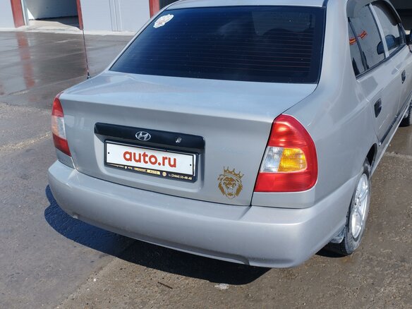2008 Hyundai Accent ТагАЗ II, бежевый - вид 8