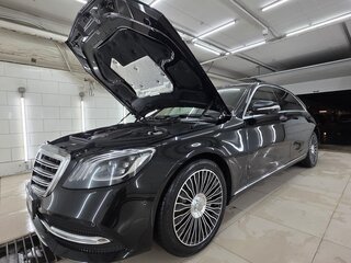 2018 Mercedes-Benz S-Класс 450 VI (W222, C217) Рестайлинг, чёрный, 4750000 рублей, вид 3