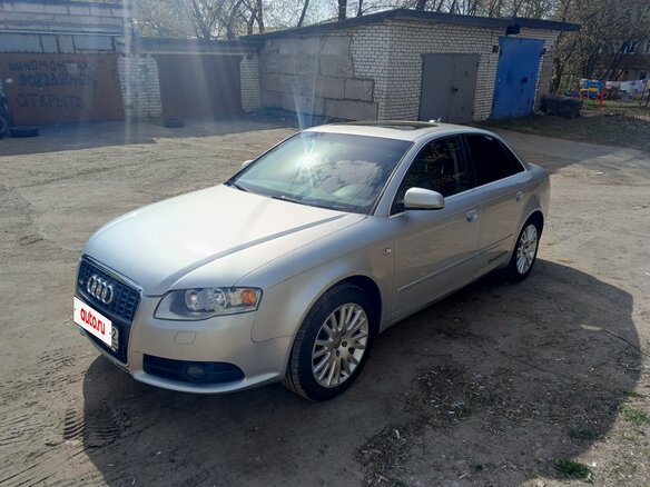 2005 Audi A4 III (B7), серебристый, 1300000 рублей - вид 4
