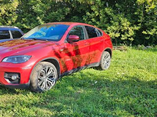 2009 BMW X6 30d I (E71), красный, 1640000 рублей, вид 3