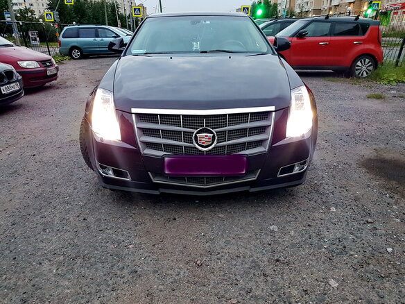 2008 Cadillac CTS II, фиолетовый - вид 1