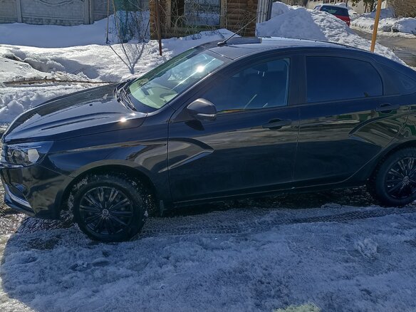 2016 Lada (ВАЗ) Vesta I, чёрный, 850000 рублей - вид 3