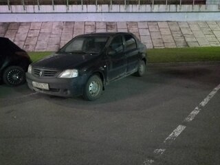 2007 Renault Logan I, серебристый, 220000 рублей, вид 2