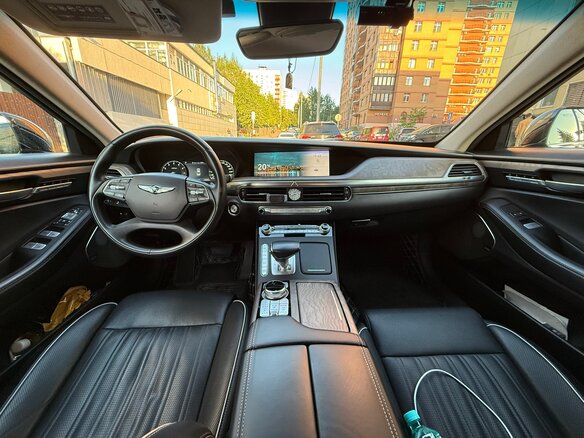 2021 Genesis G90 I Рестайлинг, чёрный, 4150000 рублей - вид 5