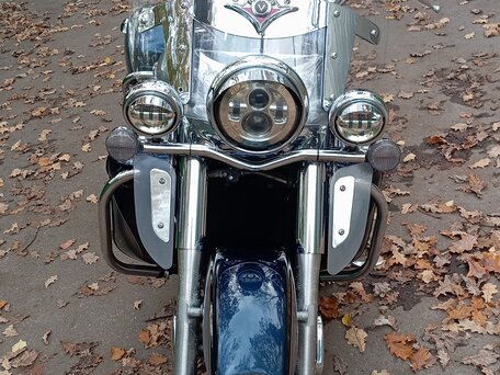 2008 Kawasaki VN1600 Vulcan, синий, 520000 рублей, вид 2