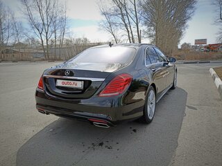 2015 Mercedes-Benz S-Класс 400 Long VI (W222, C217), чёрный, 5800000 рублей, вид 4