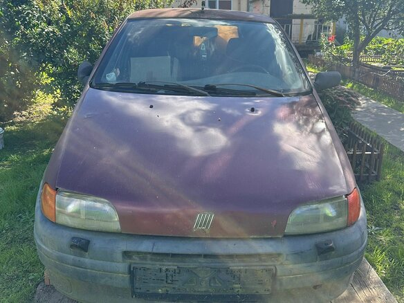 1998 Fiat Punto I, пурпурный, 65000 рублей