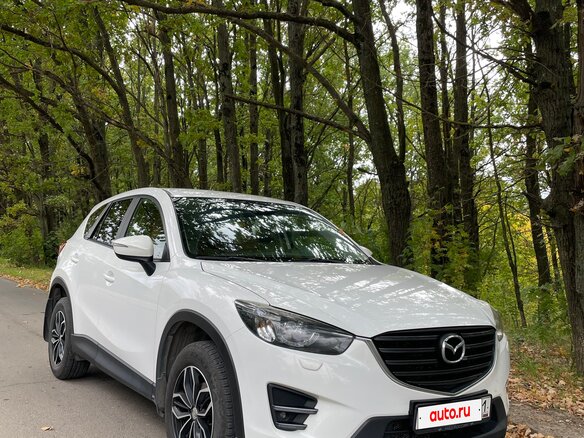 2015 Mazda CX-5 I Рестайлинг, белый, 1700000 рублей - вид 4