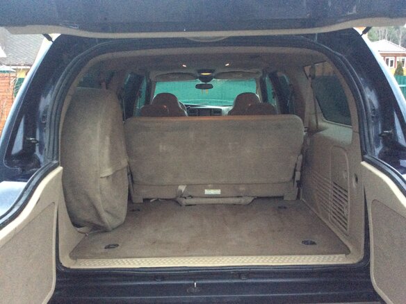 2001 Ford Excursion, синий - вид 4
