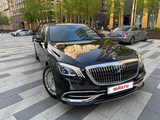 2019 Mercedes-Benz Maybach S-Класс 450 I (X222) Рестайлинг, чёрный, 9500000 рублей, вид 2