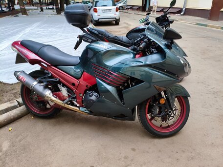 2007 Kawasaki ZX-14R, серый, 610000 рублей, вид 2