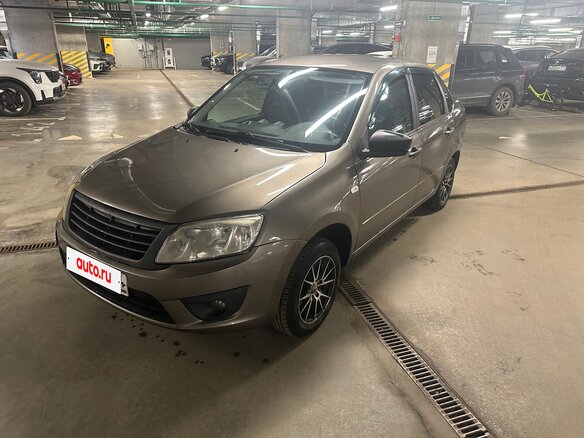2017 Lada (ВАЗ) Granta I, коричневый, 350000 рублей - вид 1