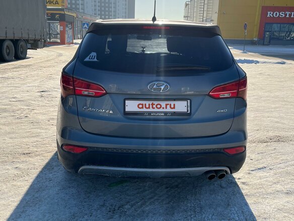 2013 Hyundai Santa Fe III, серый - вид 2