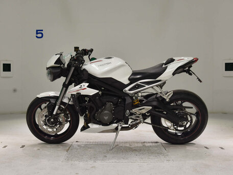 2019 Triumph Street Triple, белый, 795000 рублей, вид 4