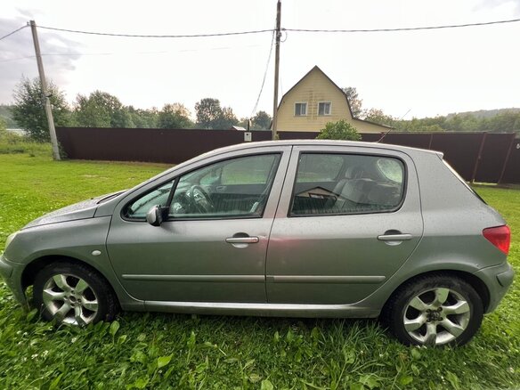 2002 Peugeot 307 I, серый, 320000 рублей - вид 4