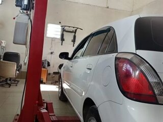 2010 Kia Rio II Рестайлинг, белый, 775000 рублей, вид 1