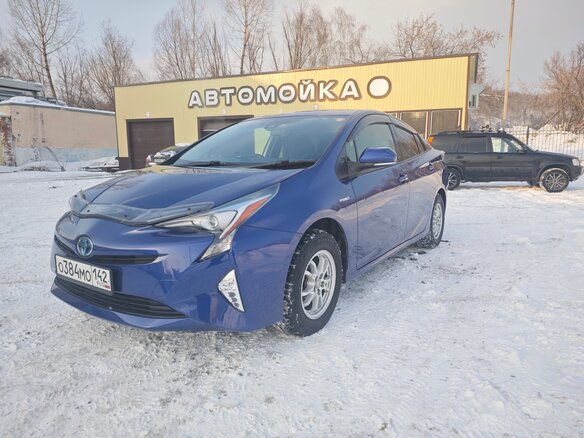 2016 Toyota Prius IV (XW50), синий, 1499000 рублей