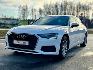 2021 Audi A6 45 TFSI V (C8), белый, 3850000 рублей, вид 1