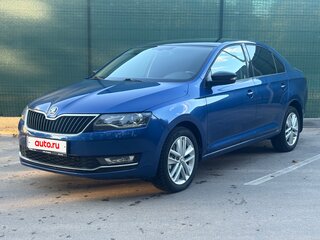 2019 Skoda Rapid I Рестайлинг, синий, 1549000 рублей, вид 1