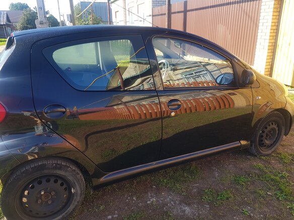 2008 Toyota Aygo I, чёрный, 450000 рублей - вид 5