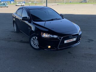 2012 Mitsubishi Lancer X Рестайлинг, чёрный, 990000 рублей, вид 1