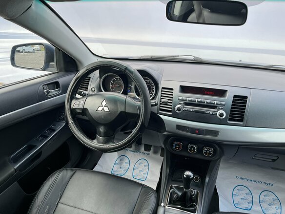 2011 Mitsubishi Lancer X Рестайлинг, синий, 657000 рублей - вид 14