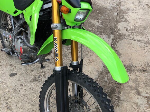 2003 Kawasaki KLX 250, зелёный, 250000 рублей - вид 7