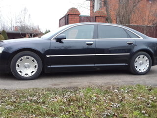 2006 Audi A8 Long II (D3) Рестайлинг, чёрный, 2500000 рублей, вид 4