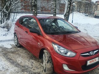 2012 Hyundai Solaris I, красный, 980000 рублей, вид 2