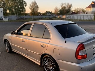 2009 Hyundai Accent ТагАЗ II, серебристый, 450000 рублей, вид 3