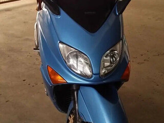 2005 Yamaha TMAX, голубой, 385000 рублей, вид 2