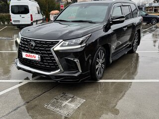 2021 Lexus LX 570 III Рестайлинг 2, чёрный, 13450000 рублей, вид 1