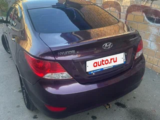 2011 Hyundai Solaris I, фиолетовый, 600000 рублей, вид 3