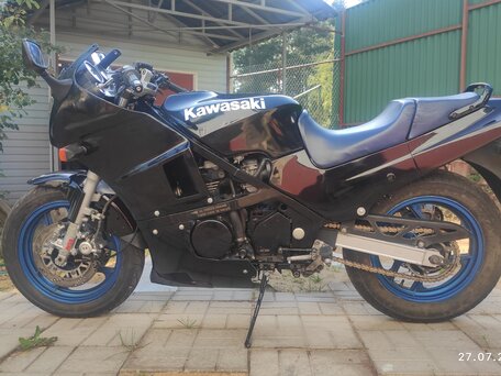 1987 Kawasaki ZZR 600, синий, 180000 рублей, вид 2