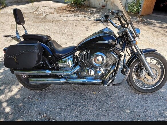 2001 Yamaha XVS1100, чёрный, 570000 рублей - вид 1