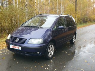 2002 Volkswagen Sharan I Рестайлинг, синий, 780000 рублей, вид 3