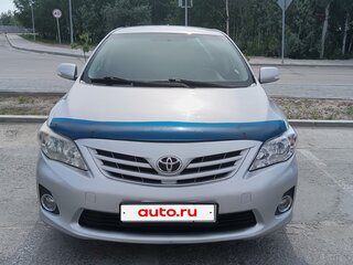 2012 Toyota Corolla X (E140, E150) Рестайлинг, серебристый, 1070000 рублей, вид 3
