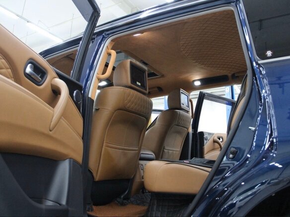 2018 Infiniti QX80 I Рестайлинг 2, синий - вид 7