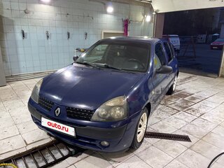 2002 Renault Clio II Рестайлинг, синий, 385000 рублей, вид 1