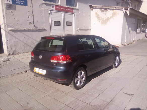 2010 Volkswagen Golf VI, синий - вид 5