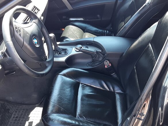 2006 BMW 5 серии 525i V (E60/E61), чёрный - вид 3