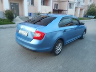 2015 Skoda Rapid I, синий, 650000 рублей, вид 5