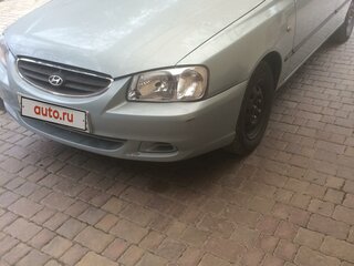 2008 Hyundai Accent ТагАЗ II, голубой, 375000 рублей, вид 1