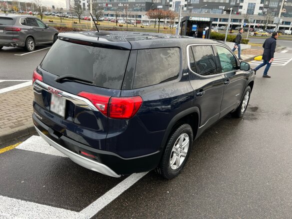 2017 GMC Acadia II, синий, 1857423 рублей - вид 3