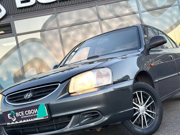 2008 Hyundai Accent ТагАЗ II, серый, 475000 рублей - вид 9